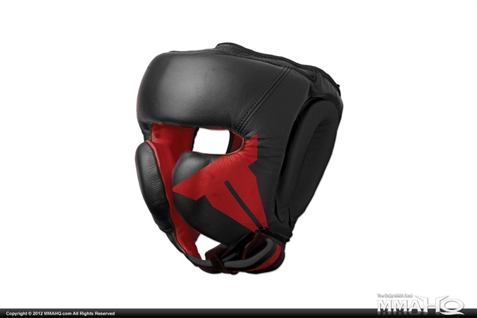 Throwdown Leather Sparring MMA Headgear